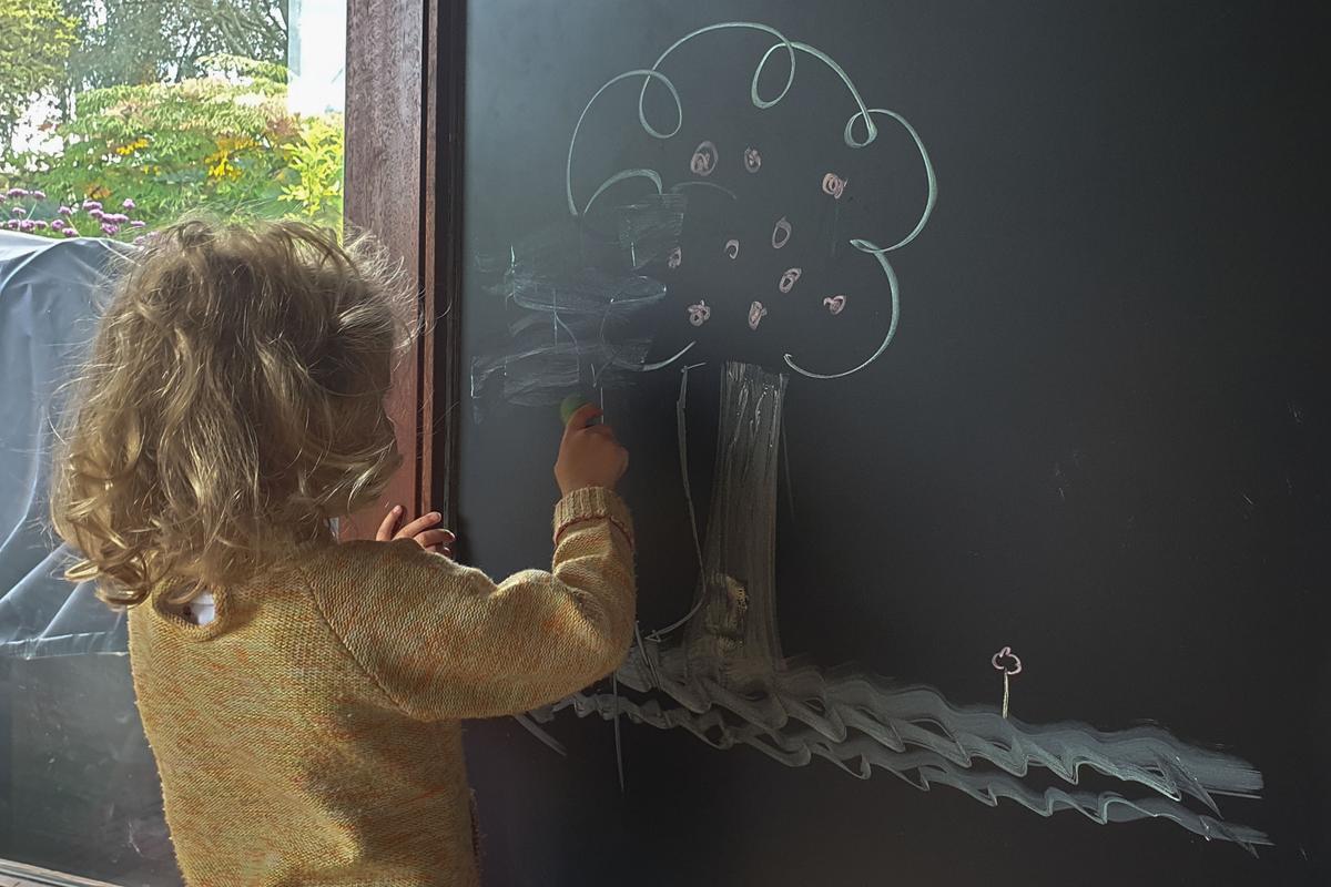Foto1: ASLAN RA 640 ReApply FerroBlackboard - 125 cm