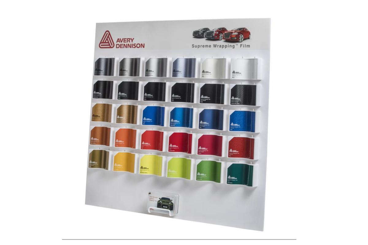 Foto1: Avery Dennison Supreme Wrapping Film Display