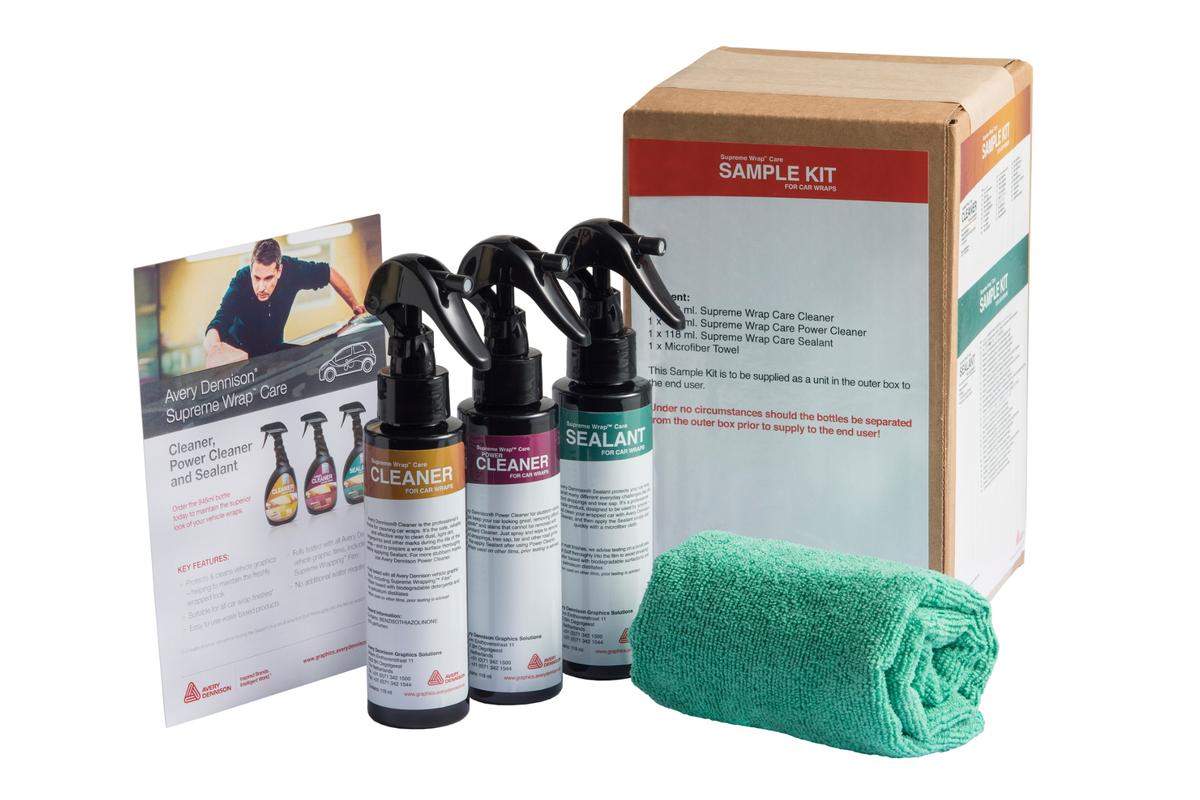 Foto1: Avery Supreme Wrap Care Sample Kit - 3 x 118 ml - Abverkauf