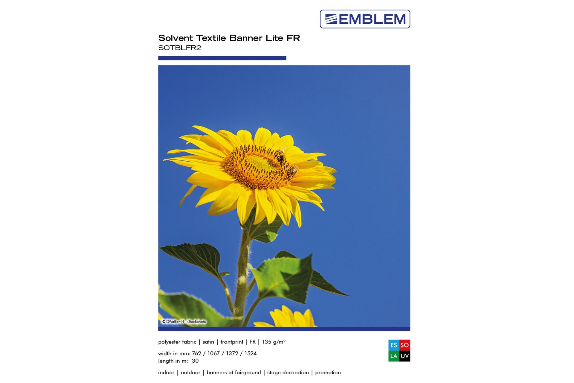 Foto: EMBLEM Textil // SOTBLFR3 - Musterrolle ca. 2 - 2,5 m