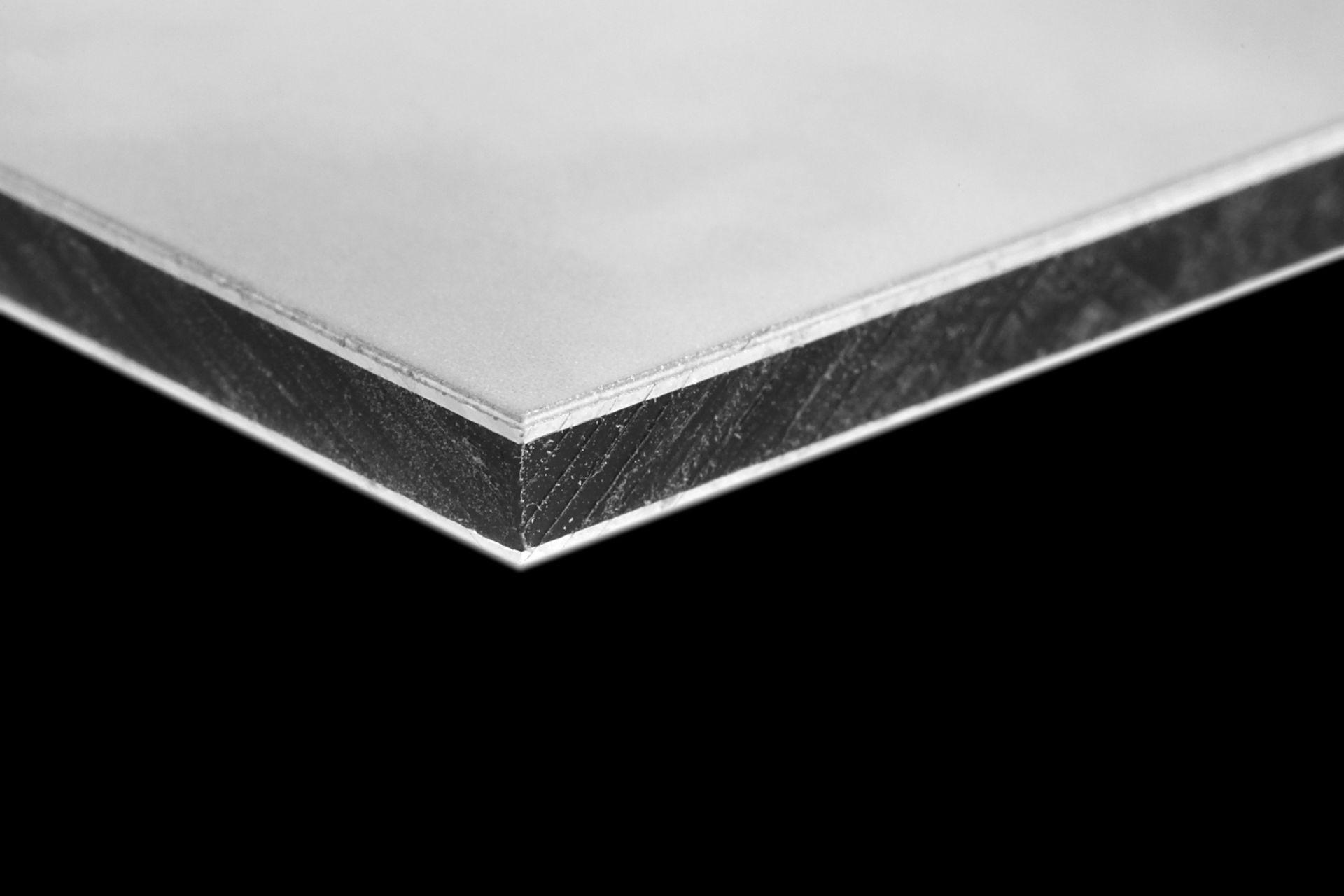 Foto: ETAL Bond Alu-Verbund 3 mm weiß matt - 1250 x 2500 mm