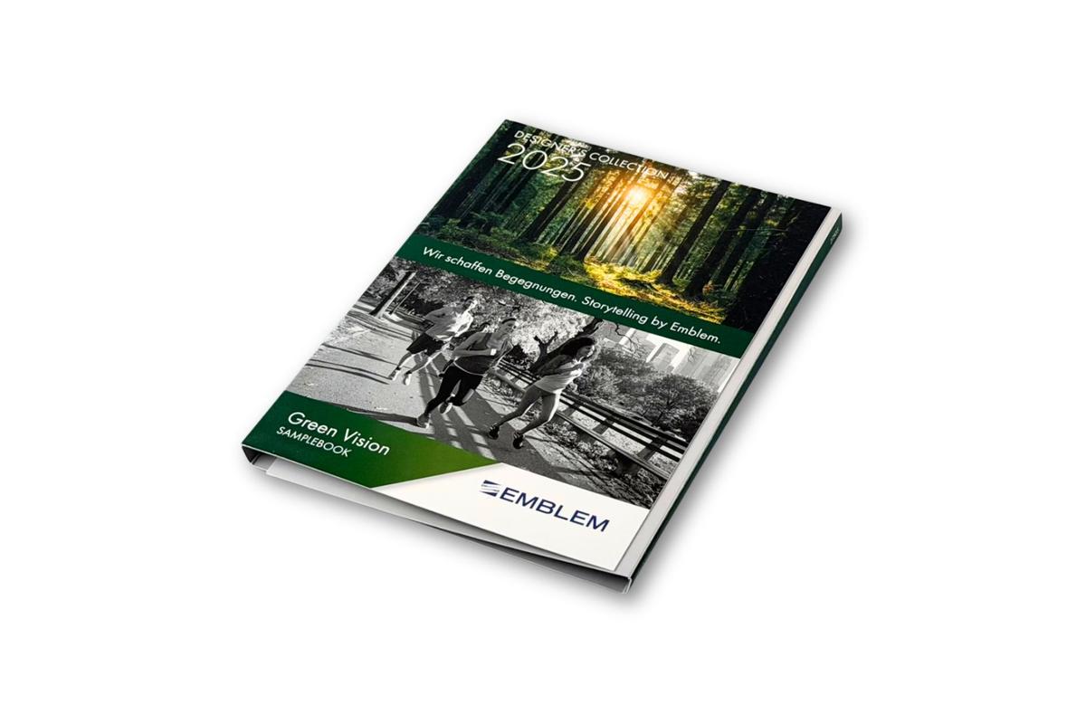 Foto1: EMBLEM Samplebook - Musterbuch Green Vision