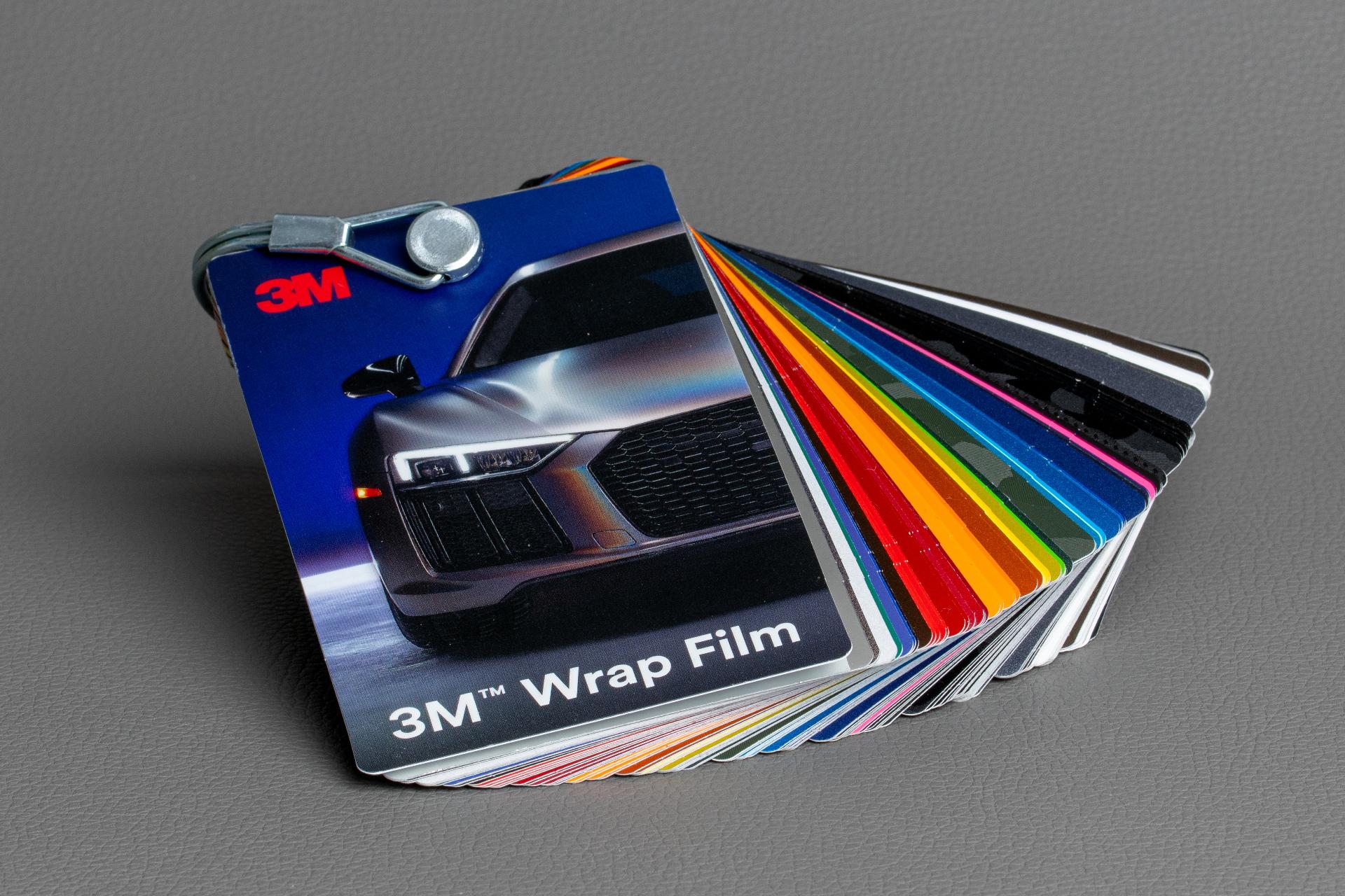Foto: Farbfächer 3M Serie 1080, 2080 Wrap Folie