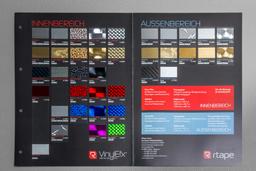 Foto2: Farbkarte VinylEfx