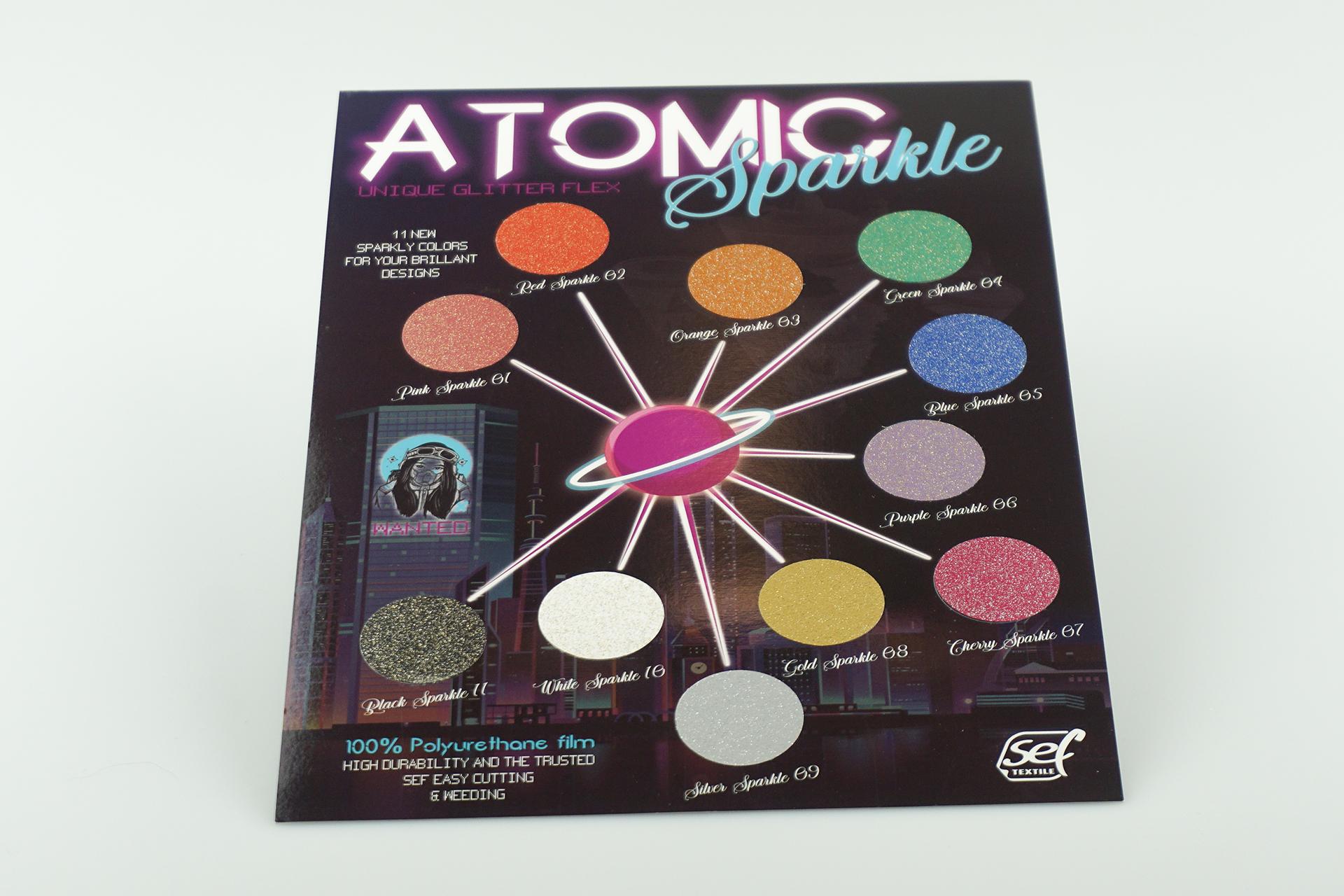 Foto: Farbkarte SEF FlexCut Atomic Sparkle