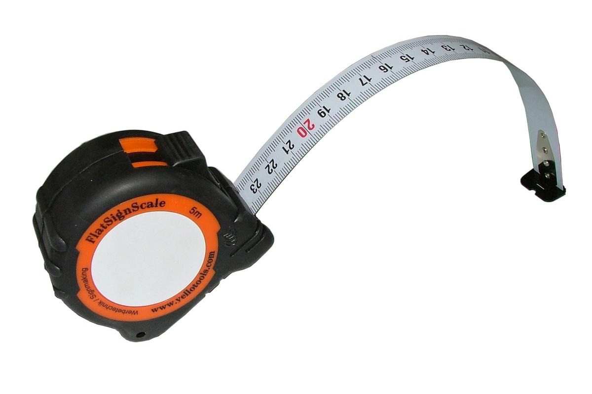Foto1: Yellotools FlatSignScale 5m