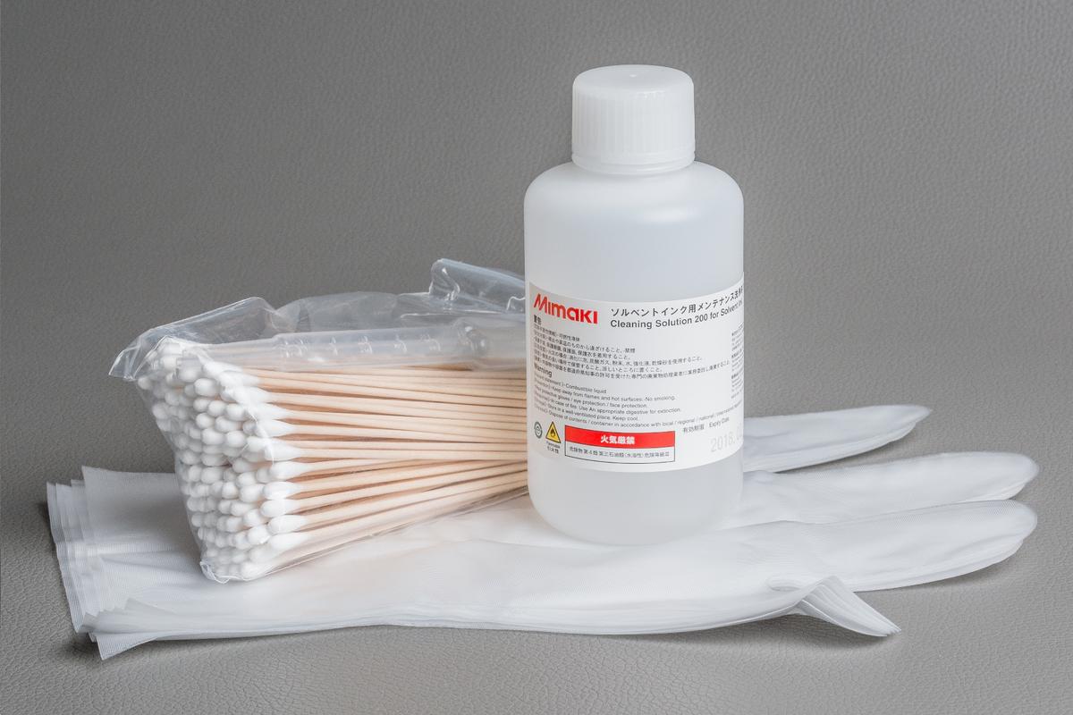 Foto1: Mimaki Solvent Cleaning Solution Kit ML014-Z-K1 - 200 ml. 