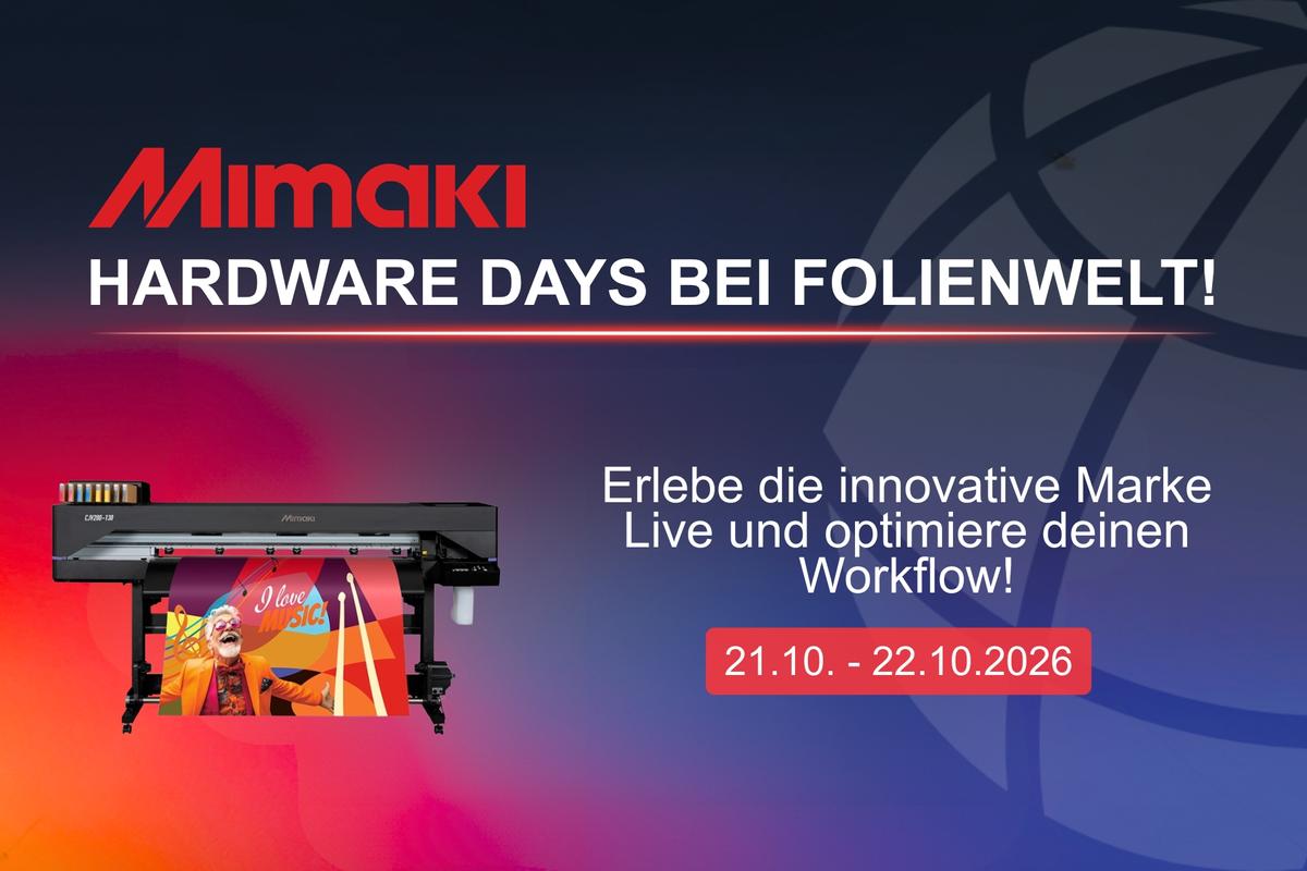 Foto1: Mimaki Day | Print & Cut live erleben, 21.10.26 & 22.10.26