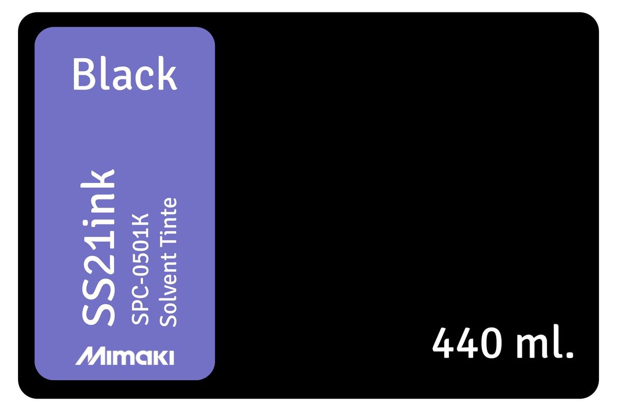 Foto1: Mimaki SS21 black - 440 ml.