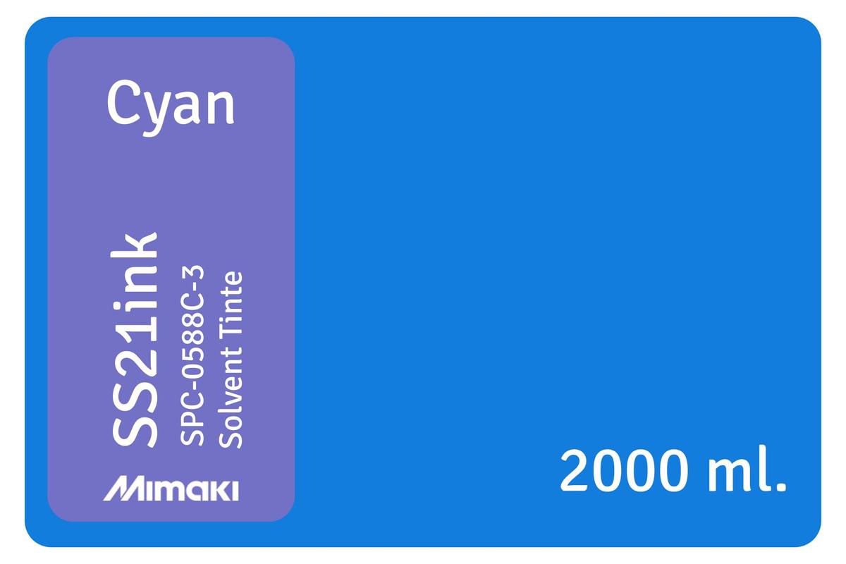 Foto1: Mimaki SS21 cyan - 2000 ml.