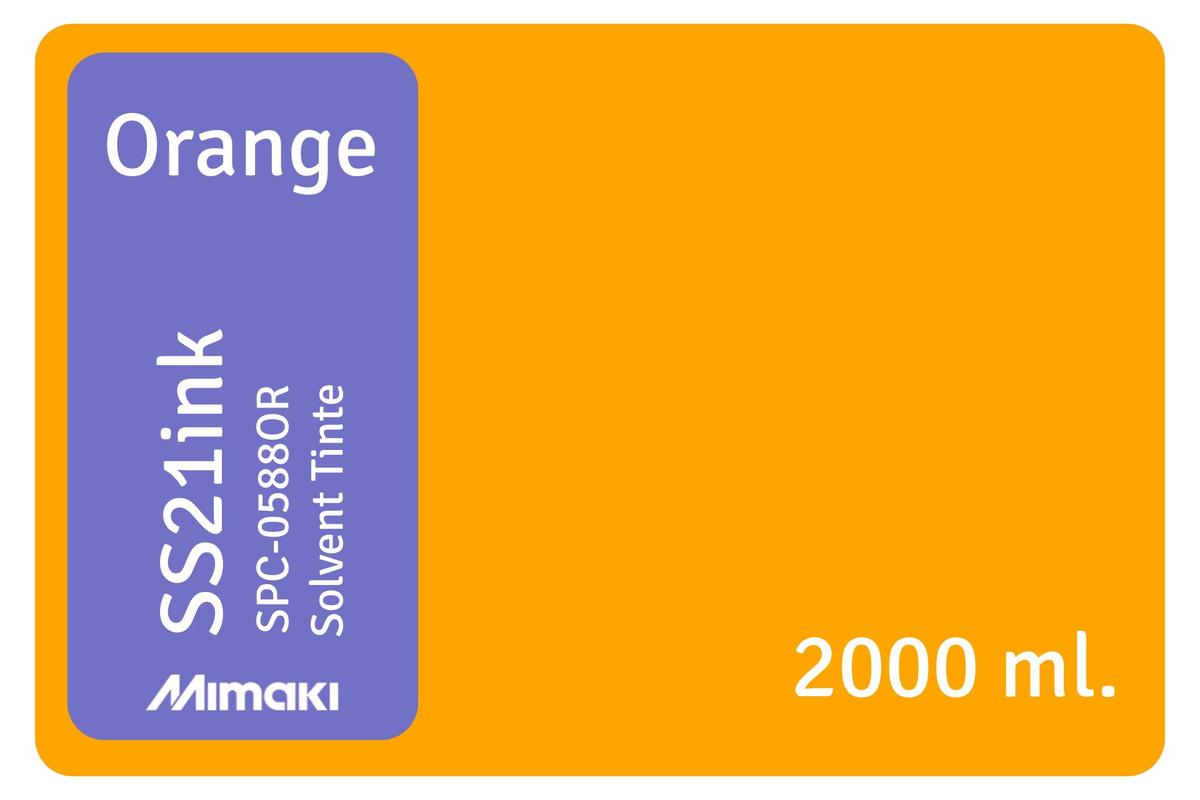 Foto1: Mimaki SS21 orange - 2000 ml.