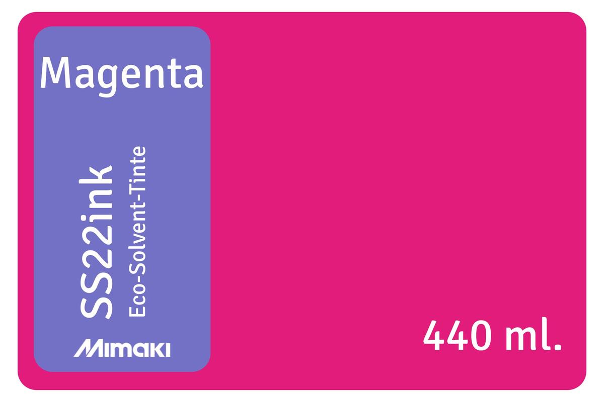 Foto1: Mimaki SS22 magenta - 440 ml.