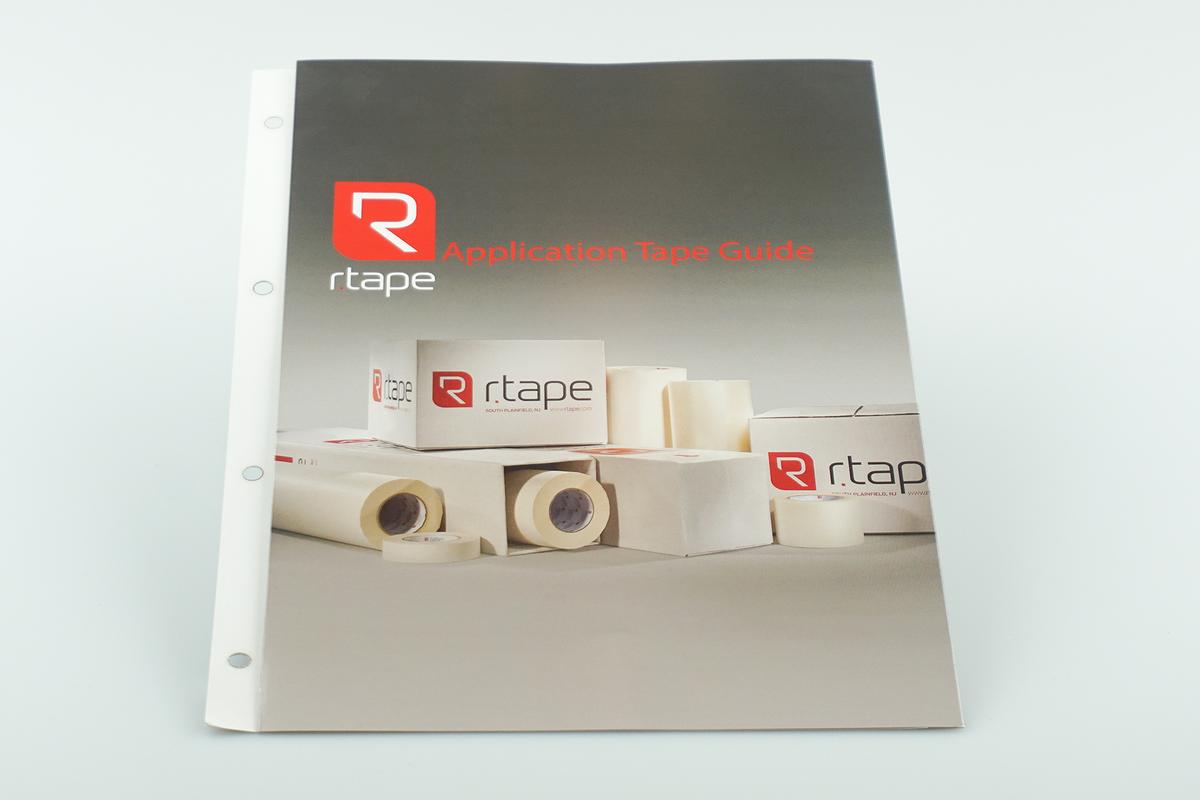 Foto1: Musterkarte R-Tape Application Tape Guide