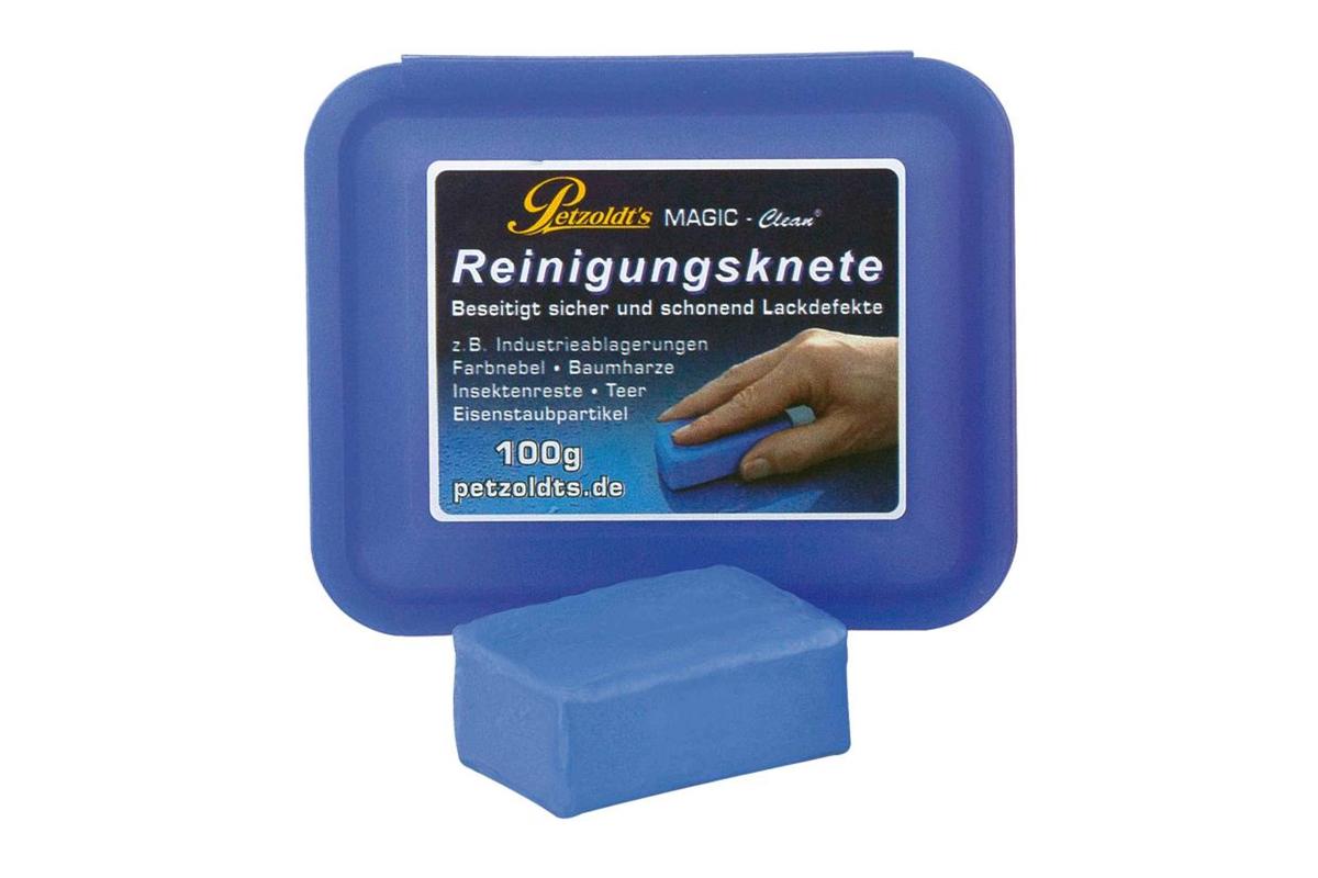 Foto1: Petzoldts MAGIC-Clean Reinigungsknete zur Lackreinigung blau