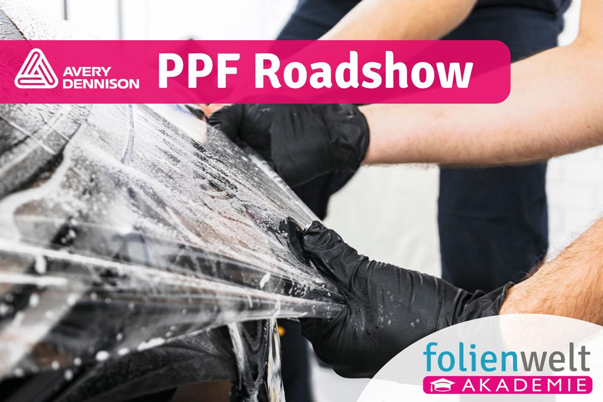 Foto1: Roadshow mit Avery Dennison - PPF Lackschutz und Software 