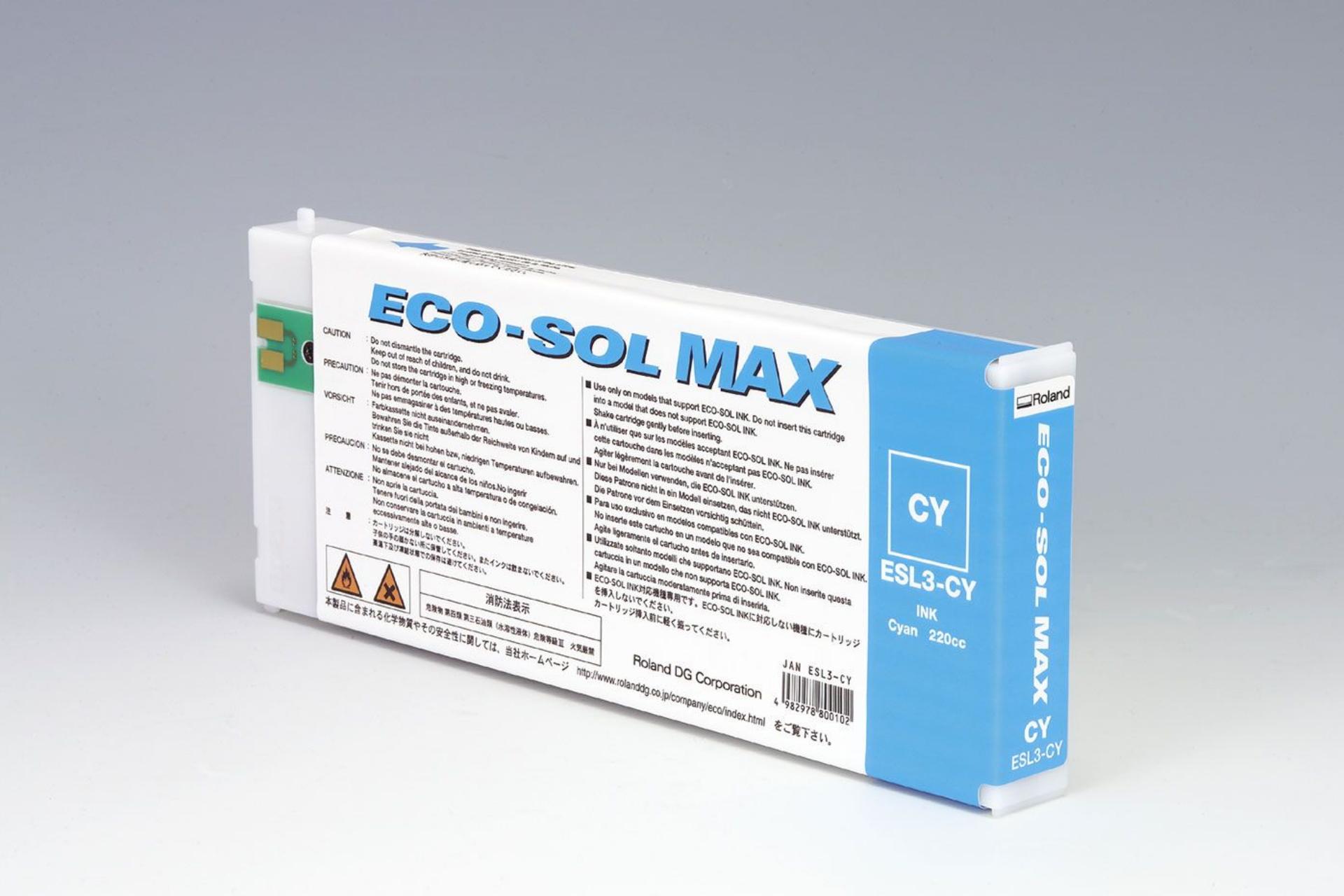 Foto: Roland Eco-Sol Max ESL3 cyan - 220 ml.