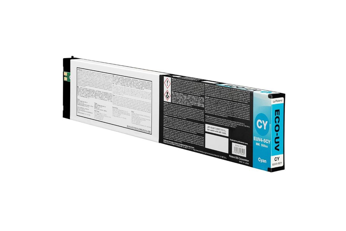 Foto1: Roland EUV4-5CY cyan - 500 ml.