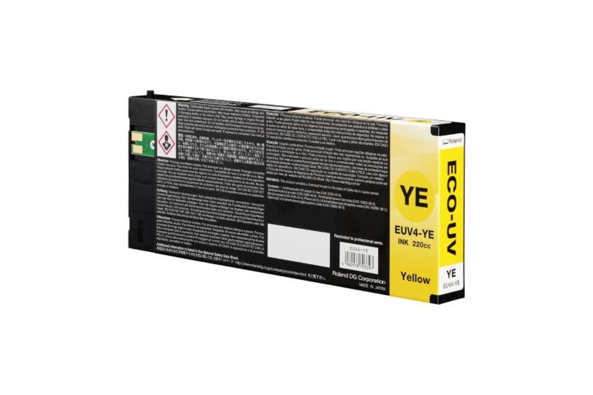 Foto1: Roland EUV4-YE yellow - 220 ml.