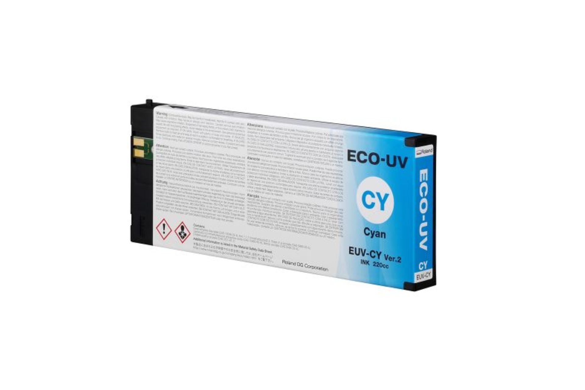 Foto: Roland EUV-CY Ver.2 cyan - 220 ml.