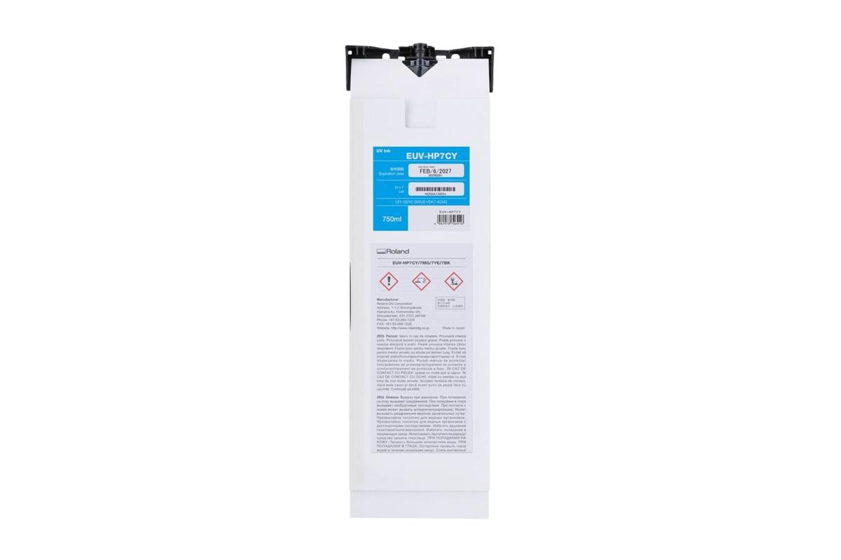 Foto1: Roland EUV-HP-7CY cyan - 750 ml.