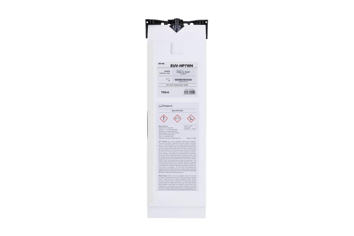 Foto1: Roland EUV-HP-7WH white - 750 ml.
