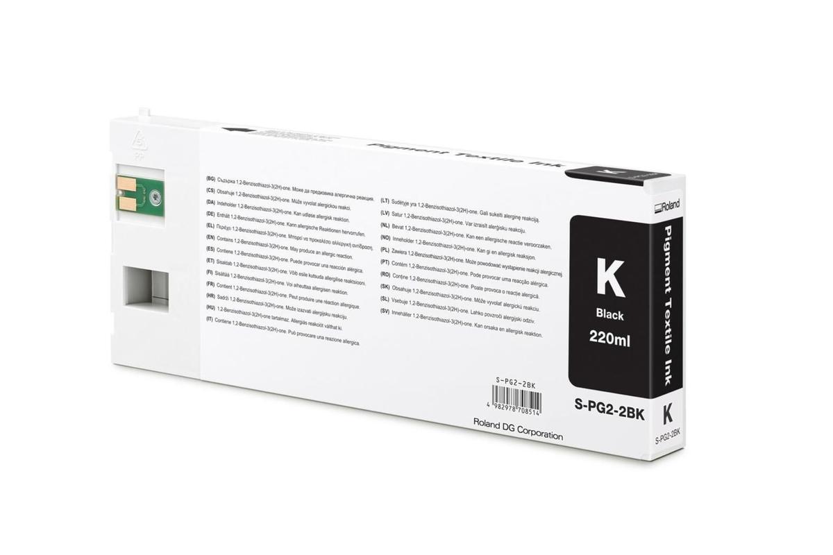 Foto1: Roland S-PG2-2BK Black DTF Ink - 220 ml.