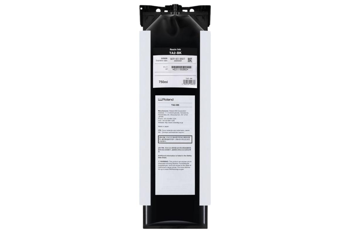 Foto1: Roland TrueVIS TA2-BK black - 750 ml.