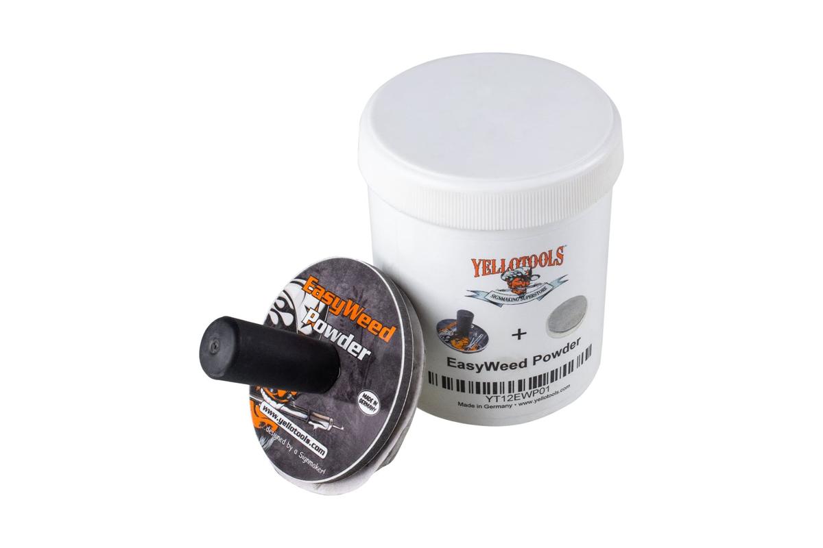 Foto1: Yellotools EasyWeed Powder - Markierungspulver für Konturen