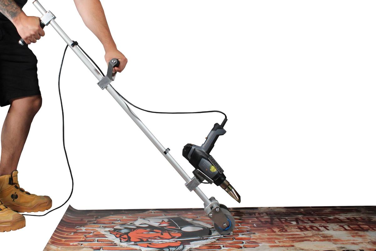 Foto1: Yellotools StreetRoller Flexi | Bodenroller für Selbstklebefolien