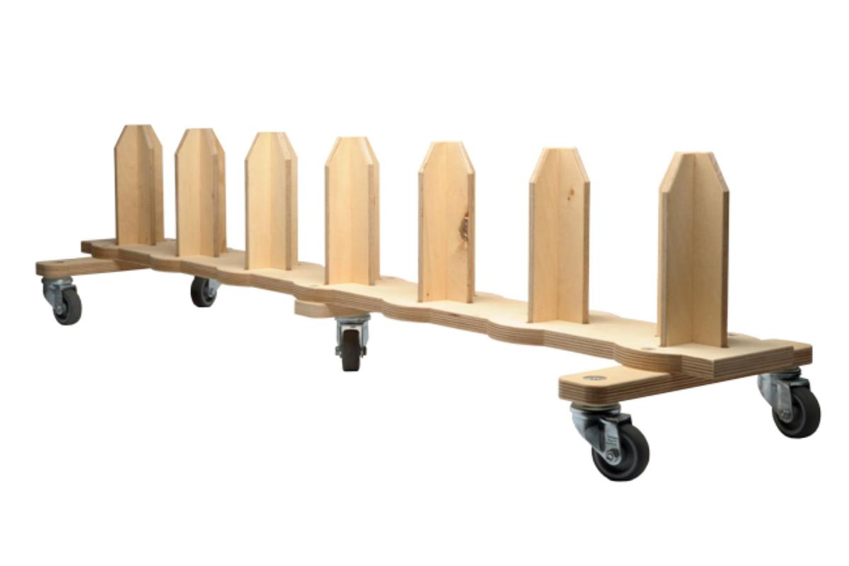 Foto1: Yellotools TwisterStripe Floor FC - 3" - mit Schwerlastrollen