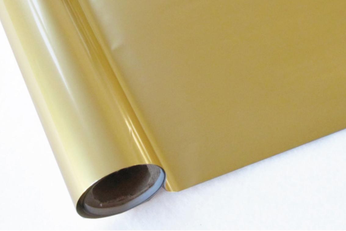 Foto1: Heißprägefolie HL Matte Gold - 30 cm x 12 m