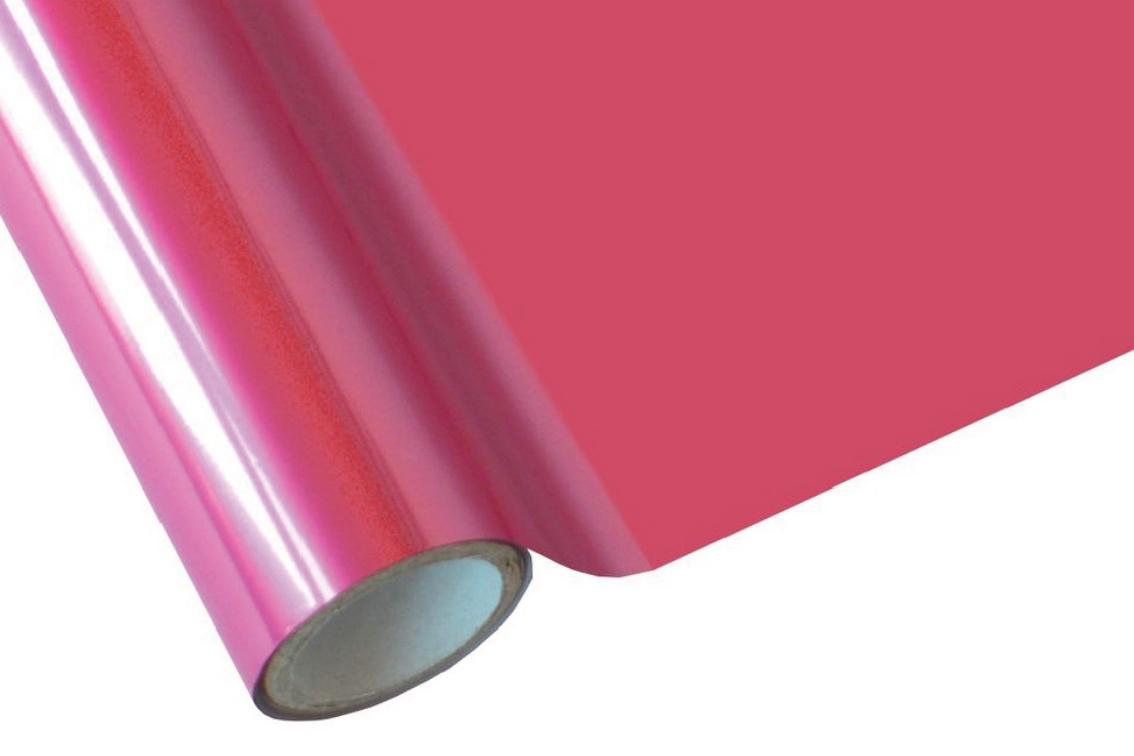 Foto1: Heißprägefolie PE Matte Pink - 30 cm x 12 m