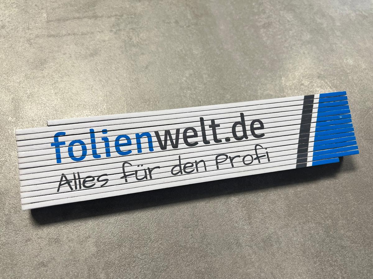Foto1: ADGA Zollstock / Holzgliedermaßstab Folienwelt-Edition - 300 cm
