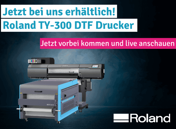 Bild: Jetzt bei uns erhältlich! Roland TY-300 DTF Drucker