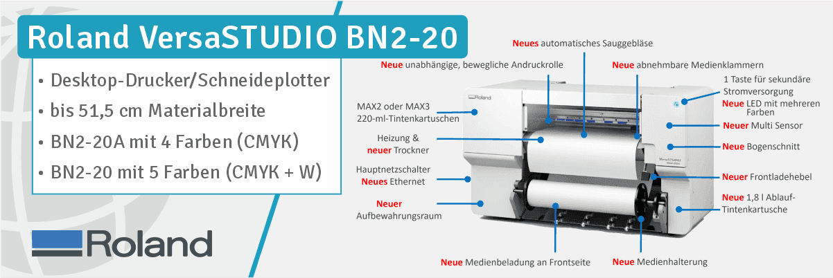 Foto: Roland VersaSTUDIO BN2-20