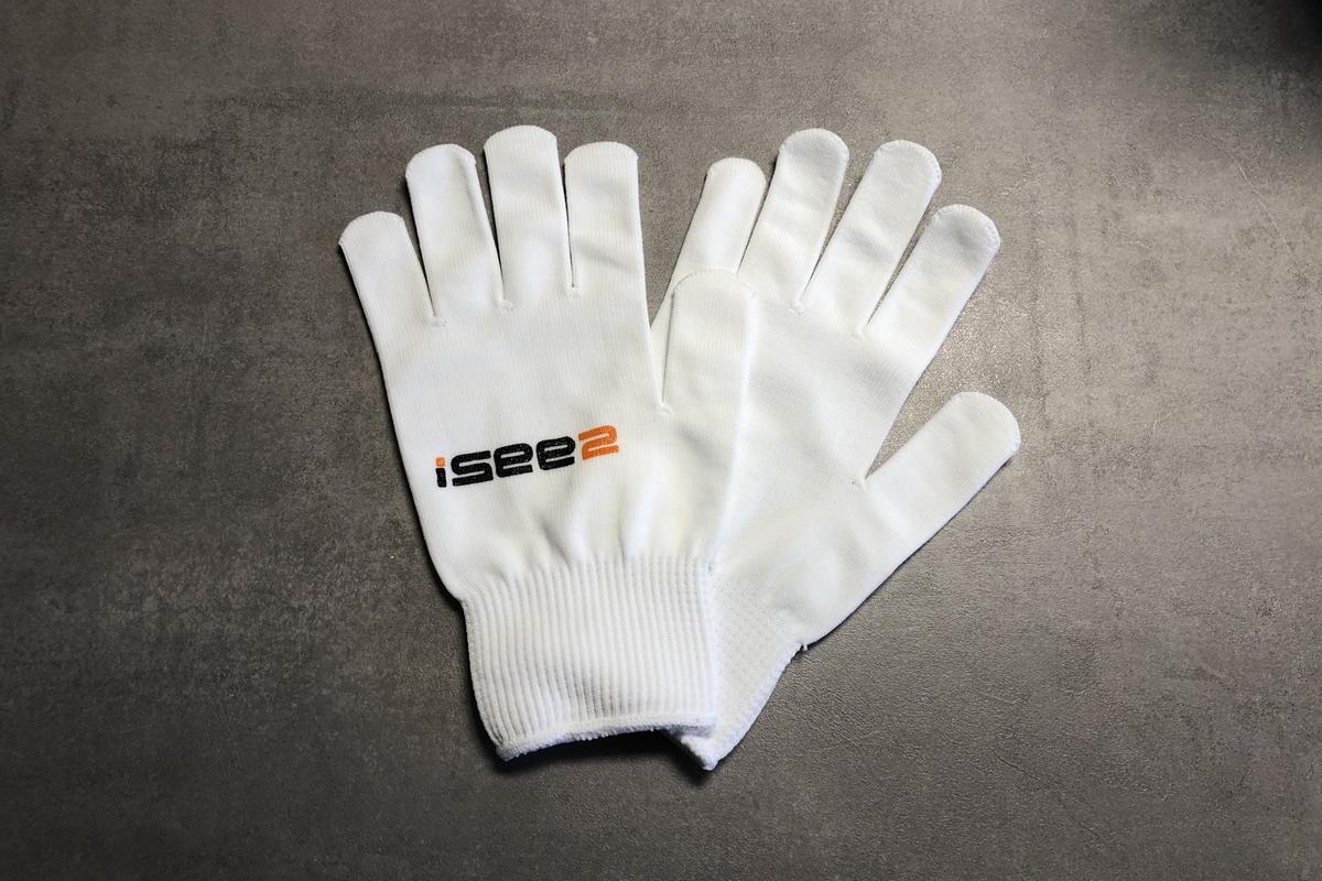Foto1: iSee2 Glove white / Verklebehandschuh - XL