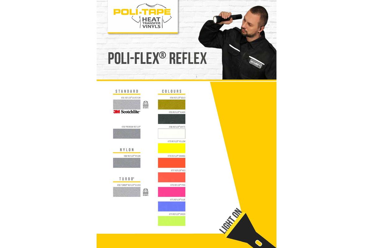 Foto1: Farbkarte Poli-Flex Reflex