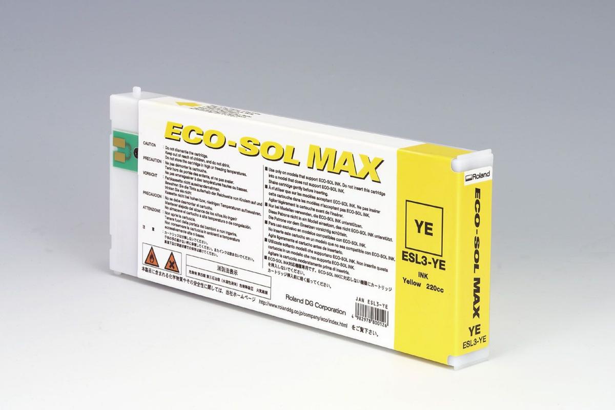 Foto1: Roland Eco-Sol Max ESL3 yellow - 220 ml.
