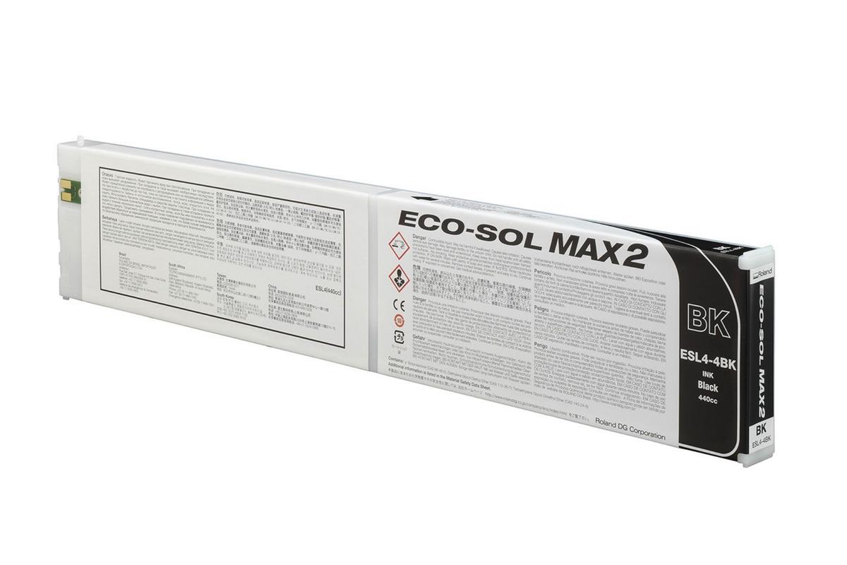 Foto1: Roland Eco-Sol Max 2 ESL4-4BK black - 440 ml.