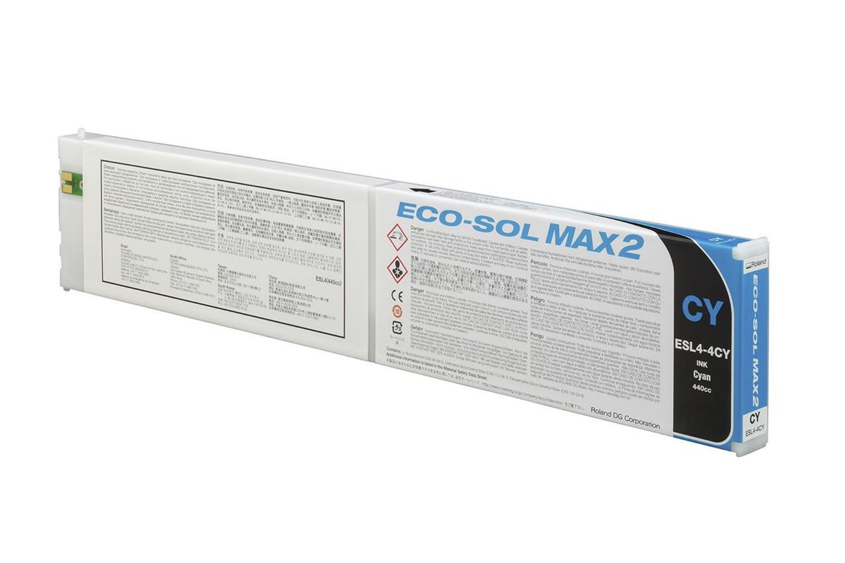 Foto1: Roland Eco-Sol Max 2 ESL4-4CY cyan - 440 ml.