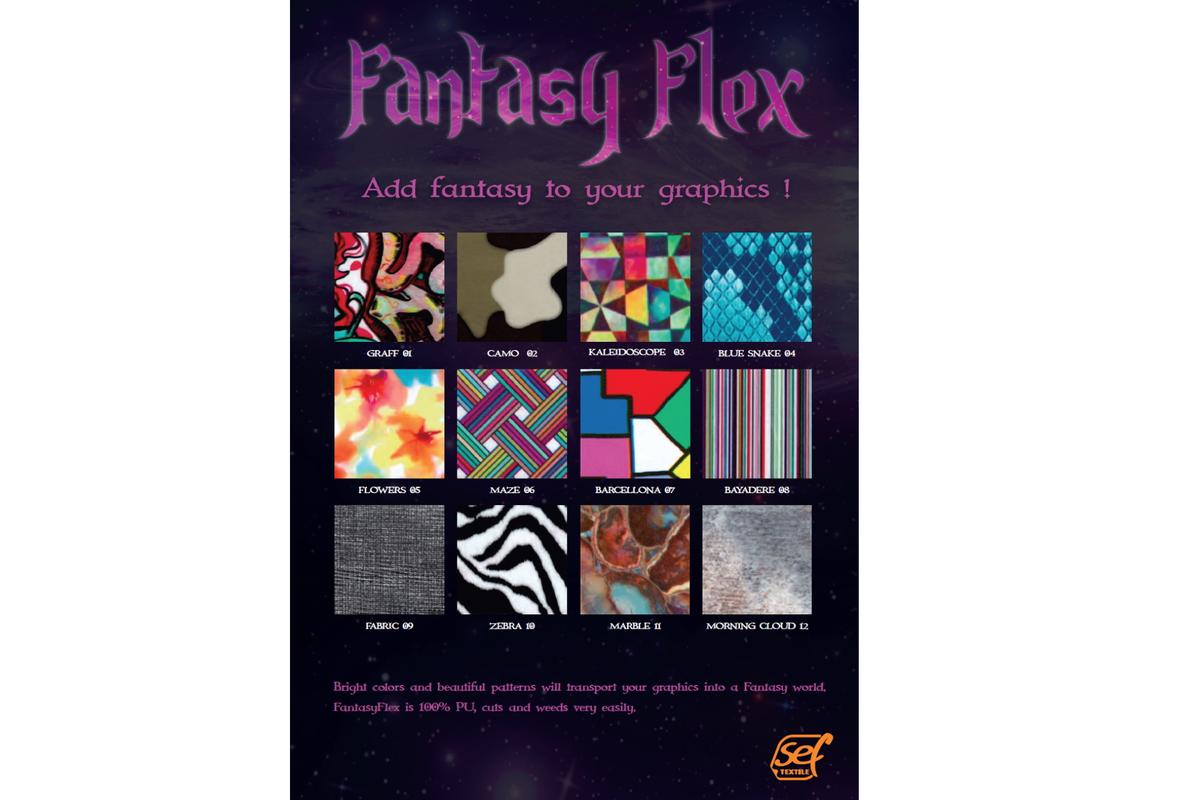 Foto1: Farbkarte SEF FantasyFlex